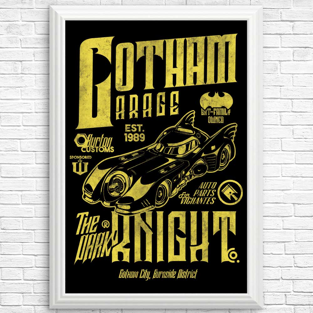 Unique Gotham Garage - High - Quality Posters and Prints