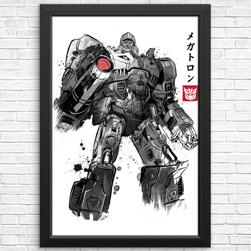 Tyrannical Sumi-e Art - High - Quality Posters and Prints