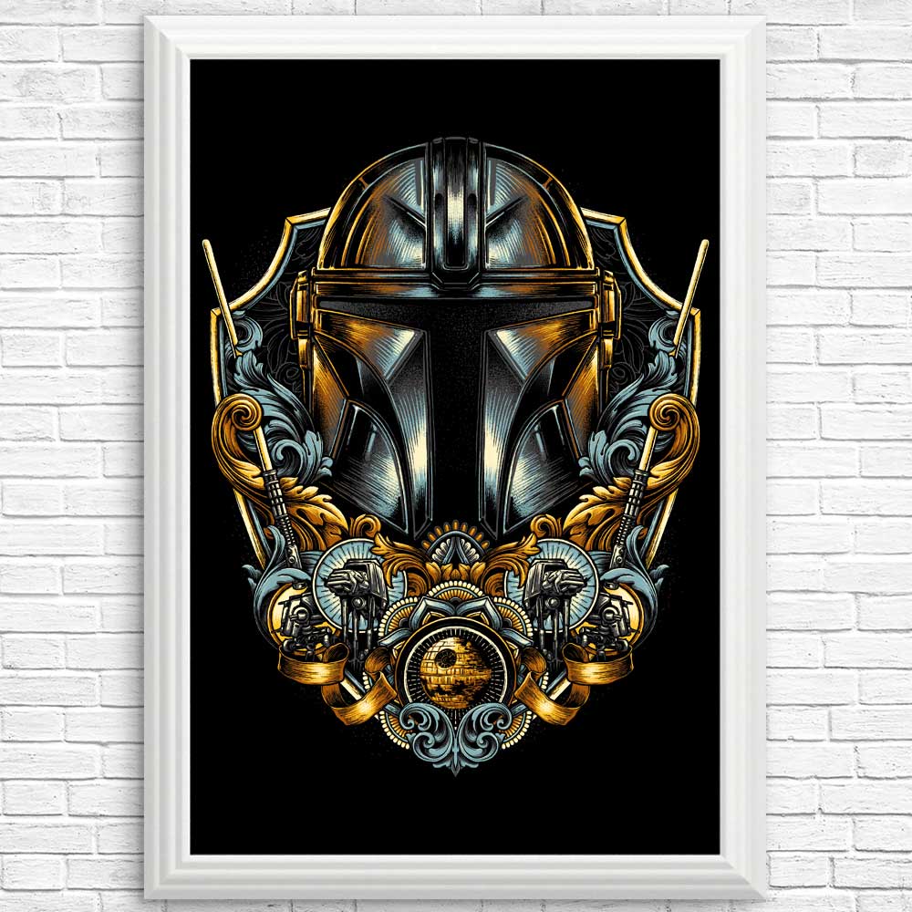 High - quality 'Emblem of the Hunter' Posters and Prints by Glitchygorilla