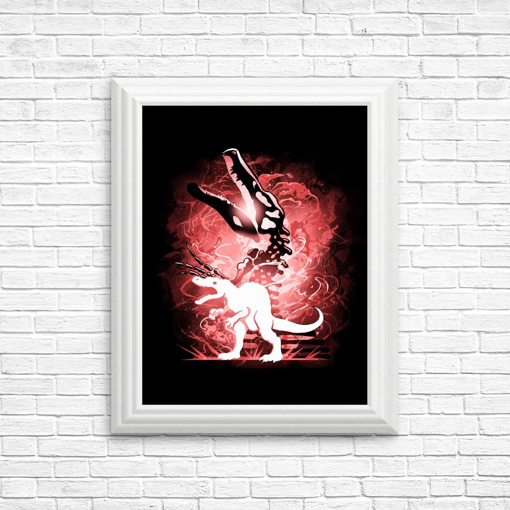 Spinosaurus Silhouette Wall Art - High - Quality Posters & Prints