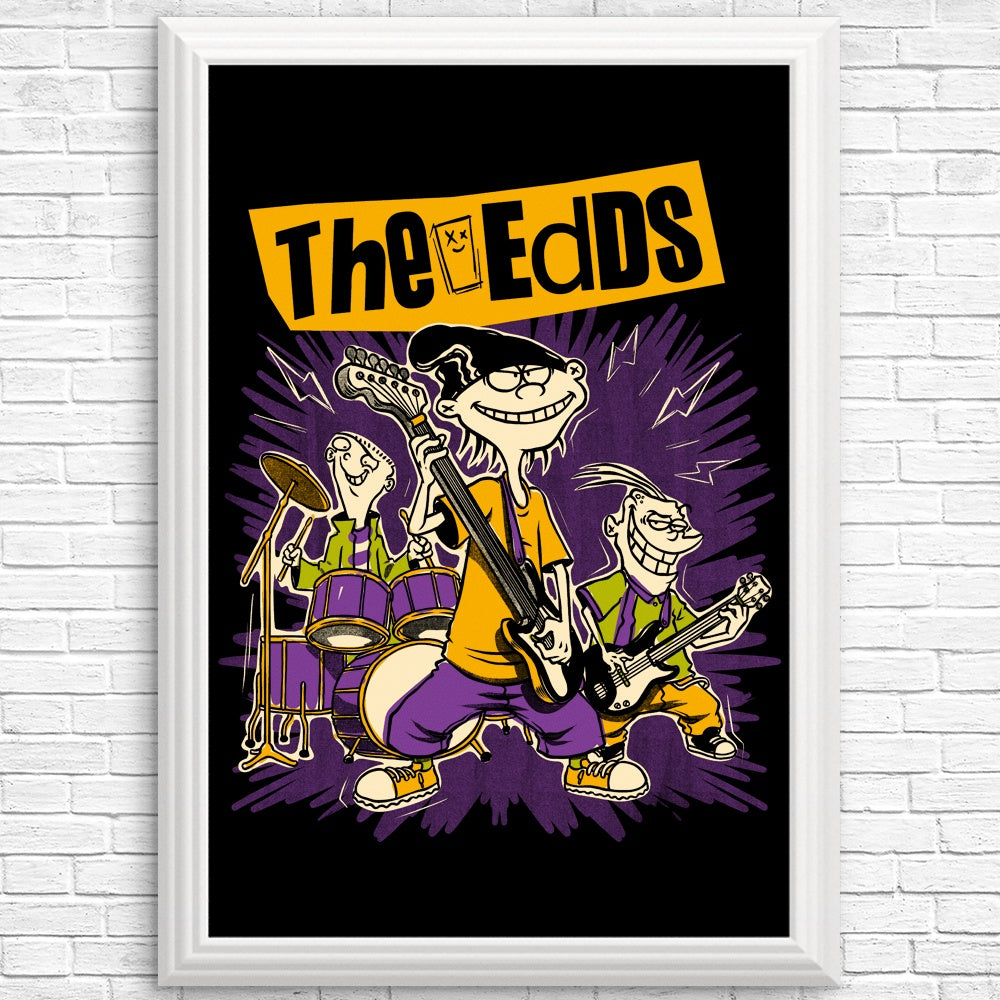 Cartoon Rock Band Art Posters and Prints for Decoration