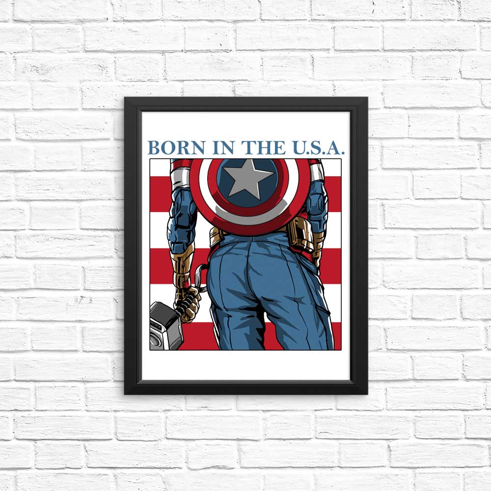 Born in the USA - High - Quality Wall Posters and Art Prints