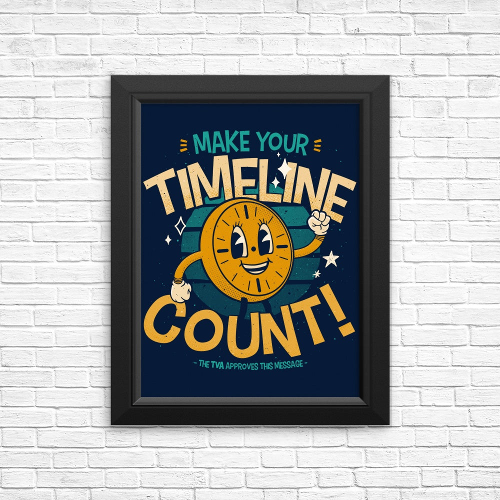 Count Your Timeline with High - Quality Posters & Prints