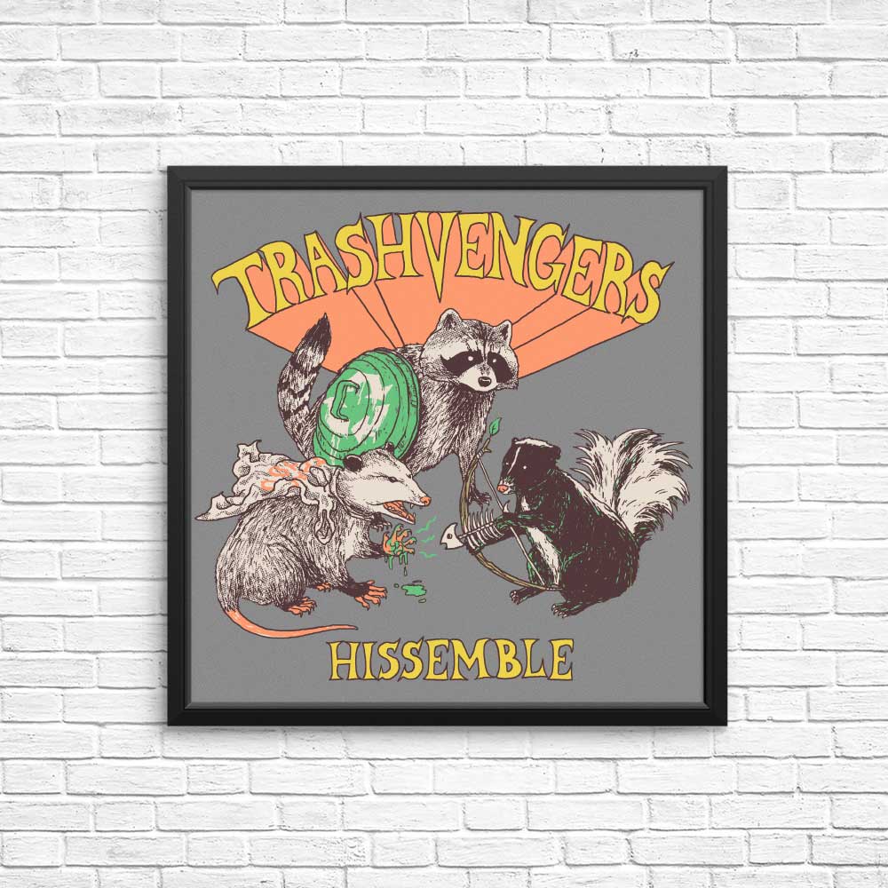 High - Quality Trashvengers Posters and Prints by Hillary White