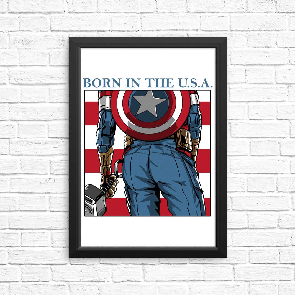 Born in the USA - High - Quality Wall Posters and Art Prints