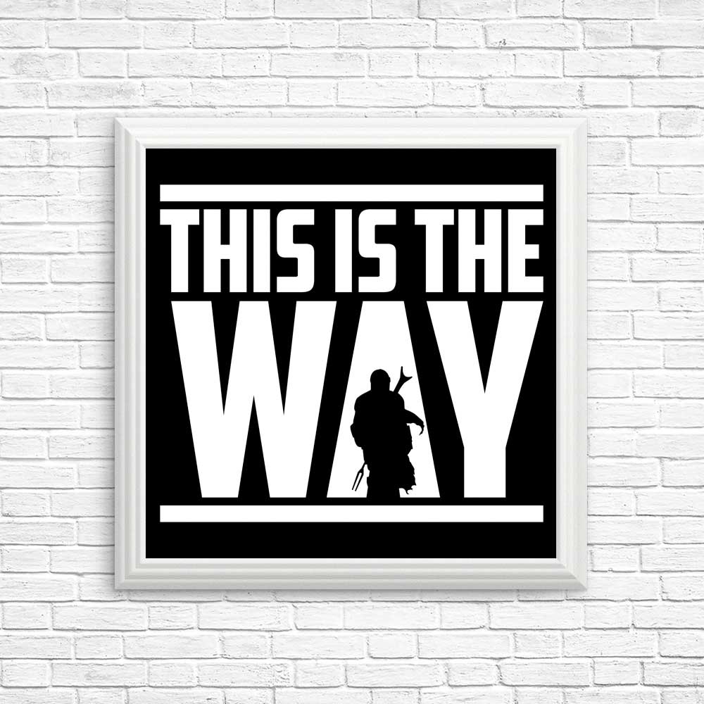 This is the Way - RetroReview Posters and Prints for Wall Decoration