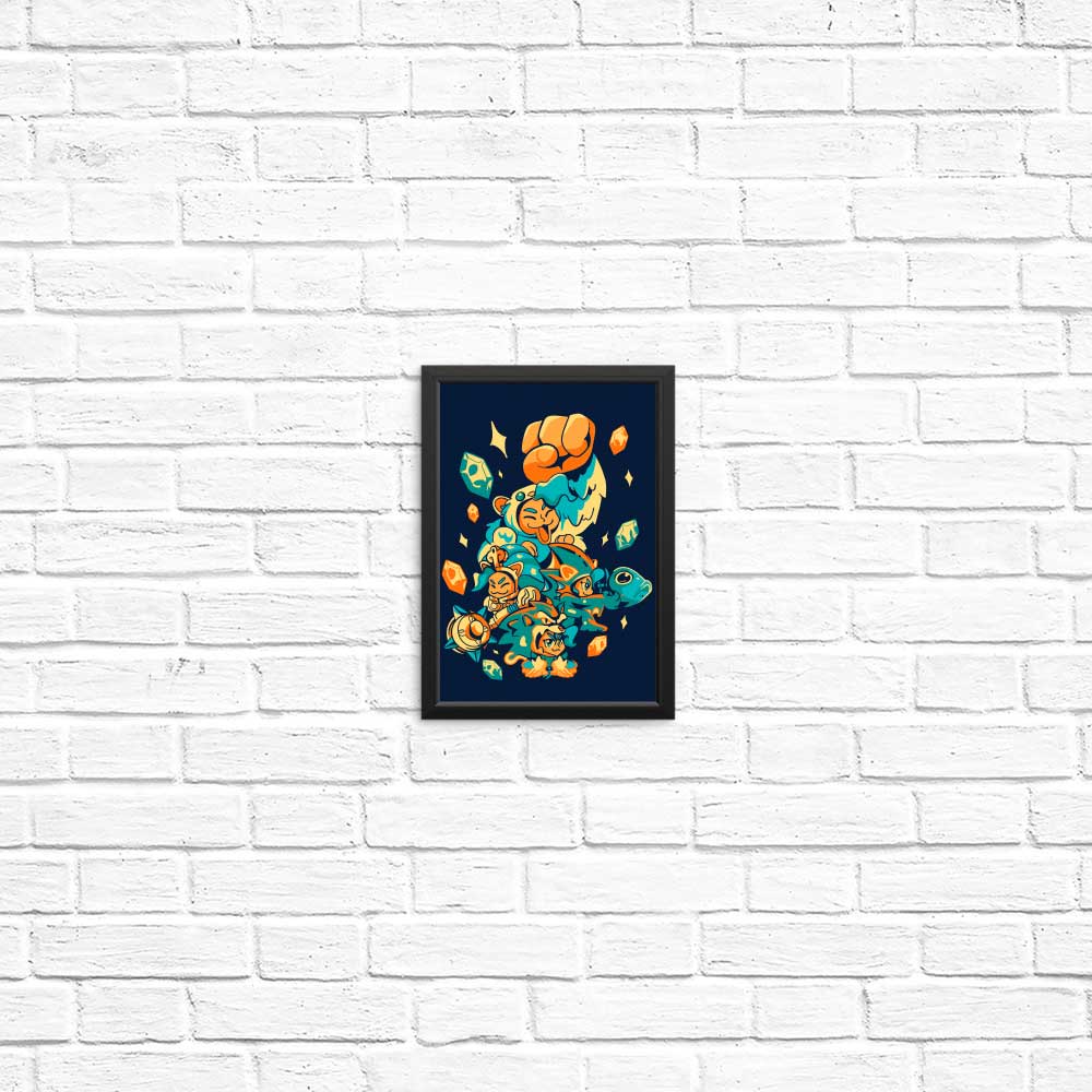 Super - Strong Cat Fighter High - Quality Posters & Prints