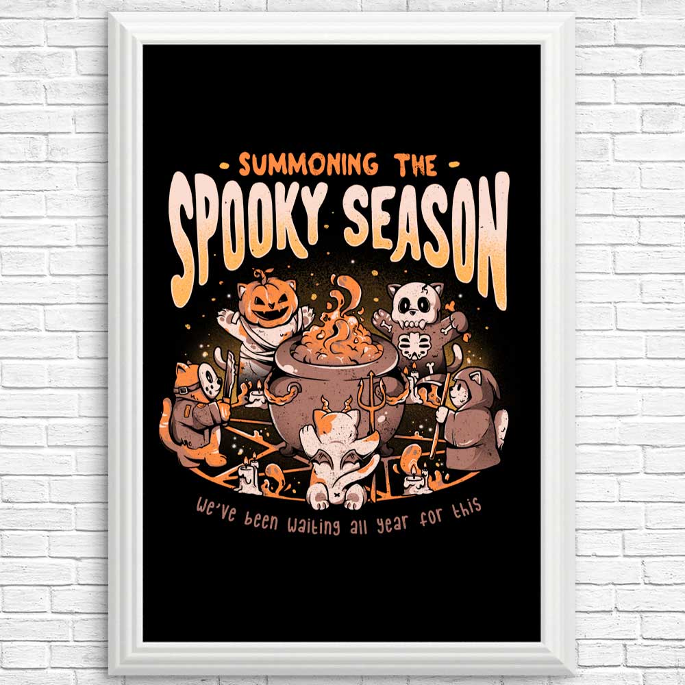 Spooky Season Summoning - High - Quality Posters and Prints for Decoration
