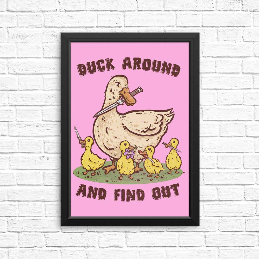 Duck Around Wall Posters and Art Prints