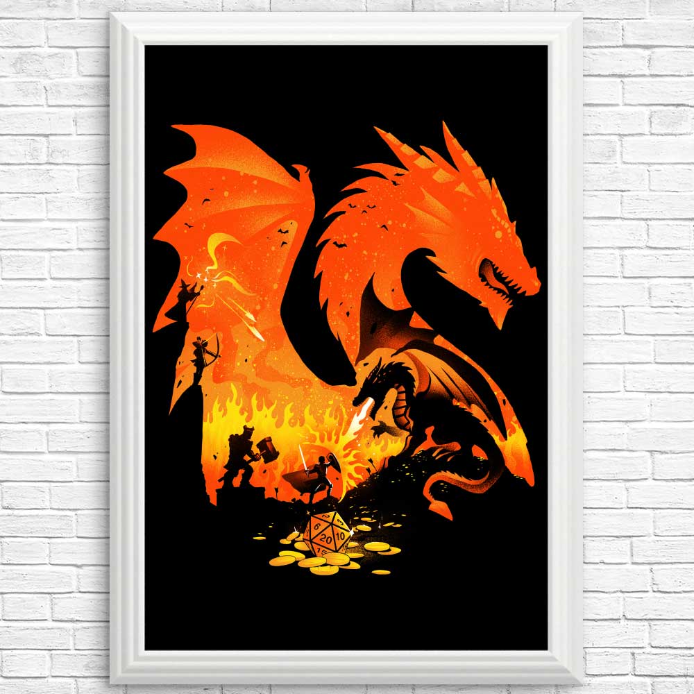 Alemaglia's Enchanting Fantasy Flames Posters and Prints