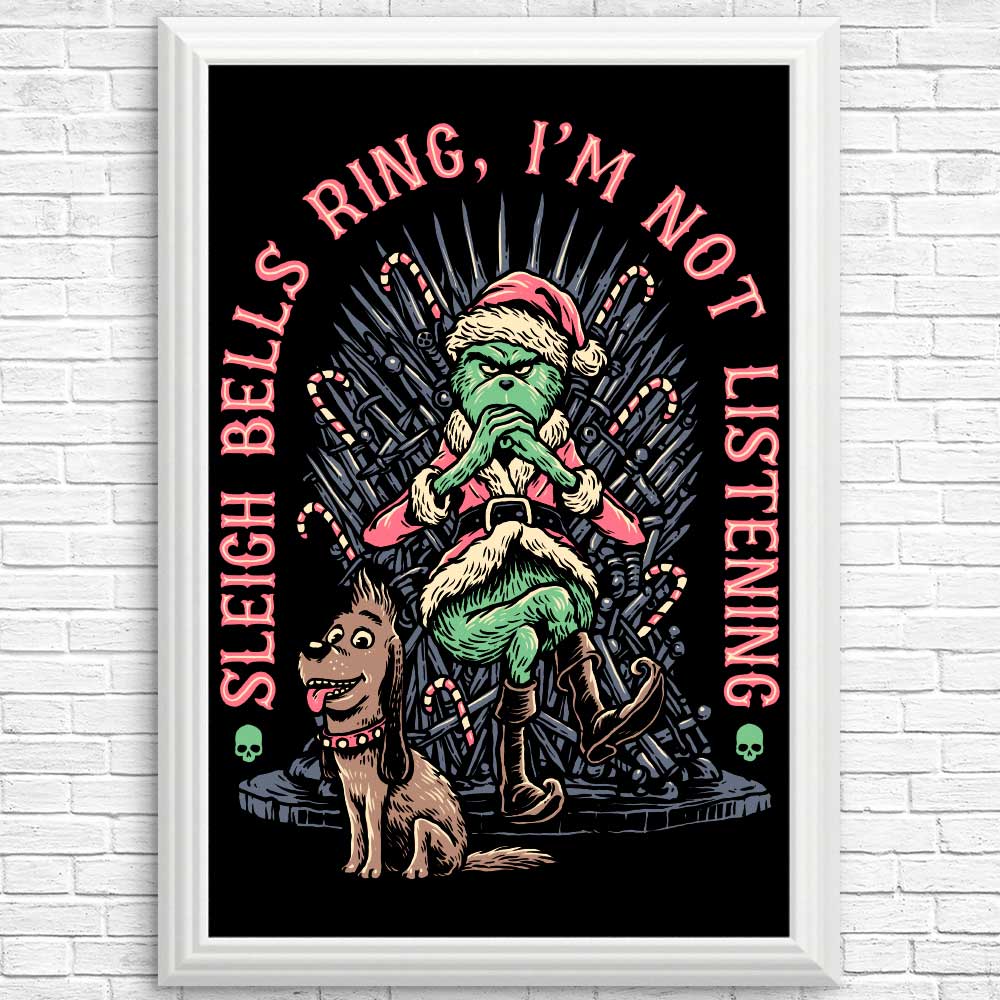 High - Quality 'I'm Not Listening' Posters & Prints by Momma Gorilla