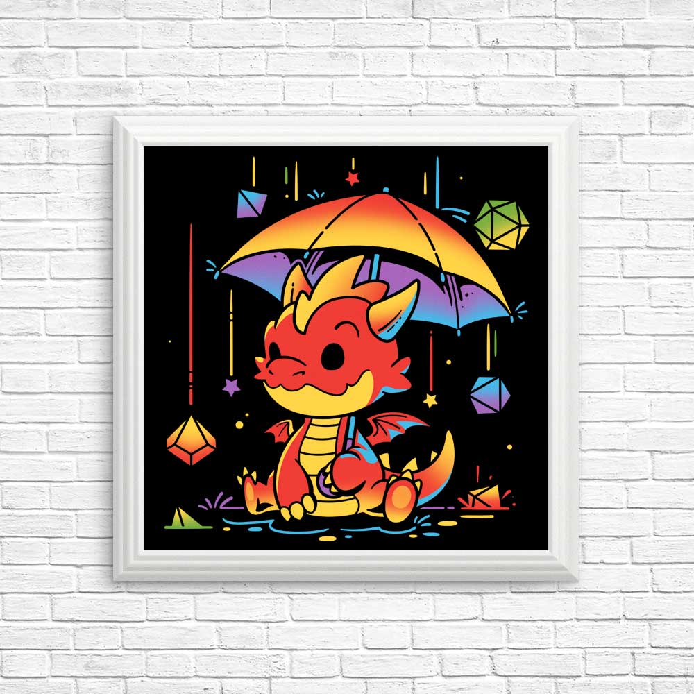 Rainy Dice Day - High - Quality Posters and Prints