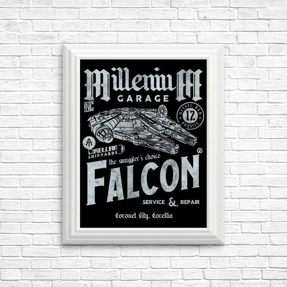 Stunning Millennium Garage Posters and Prints by Arinesart