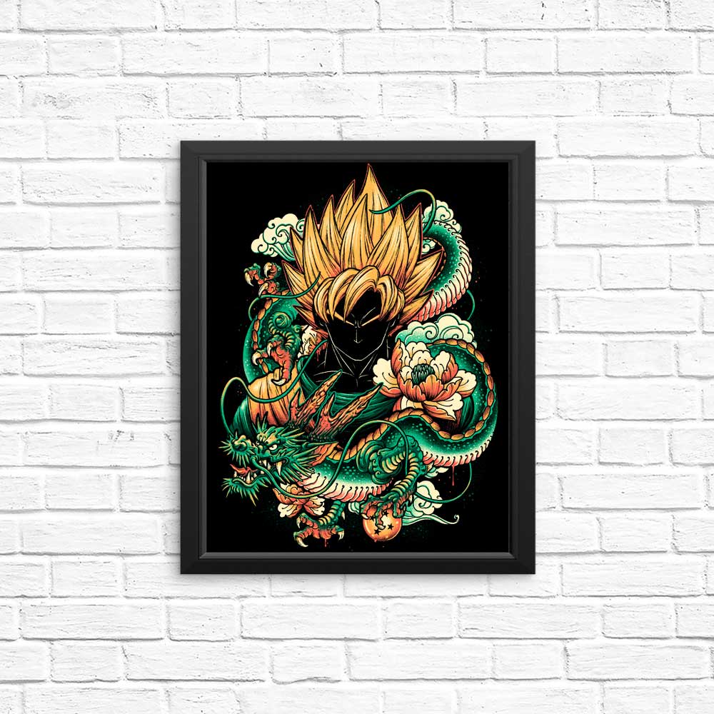 Vibrant Colorful Dragon Posters and Prints for Wall Decor