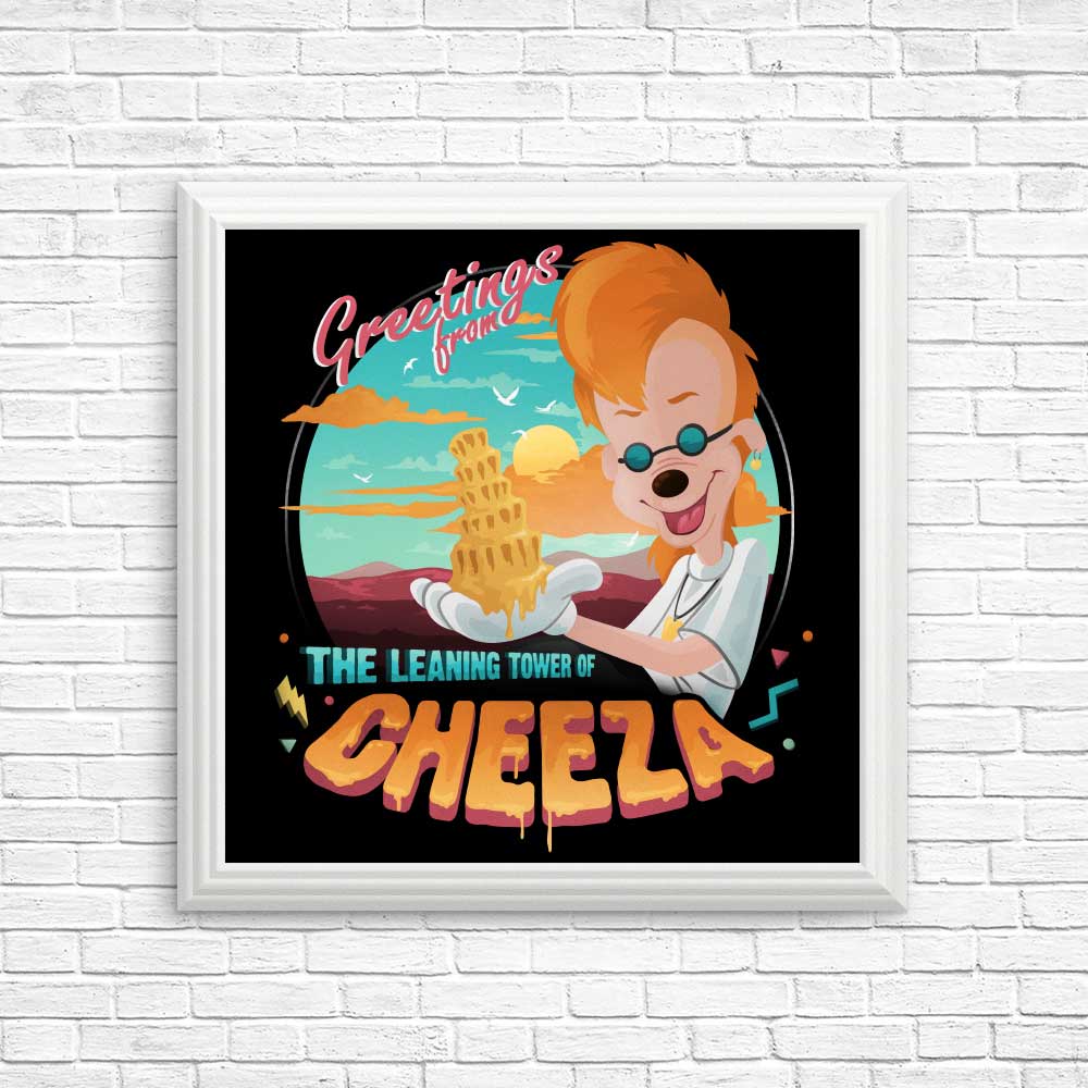 High - quality Cheeza Leaning Tower Posters and Prints