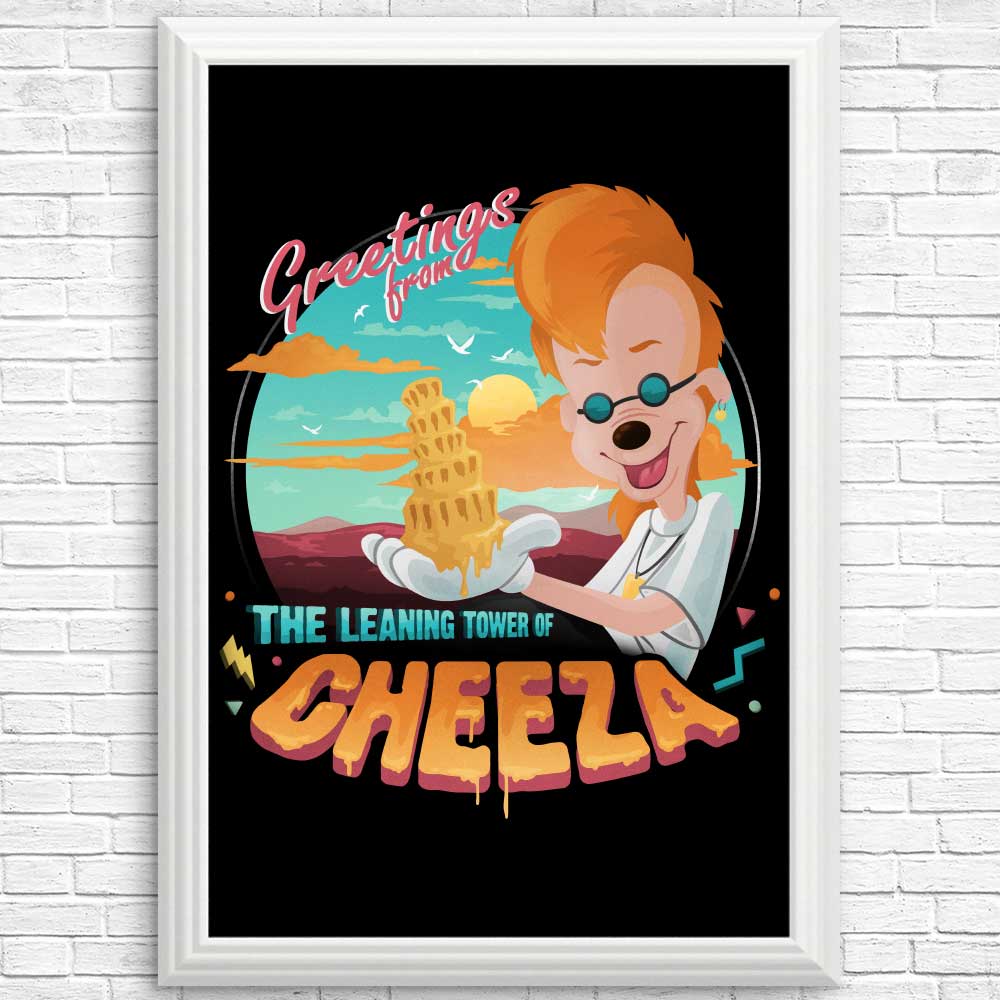 High - quality Cheeza Leaning Tower Posters and Prints