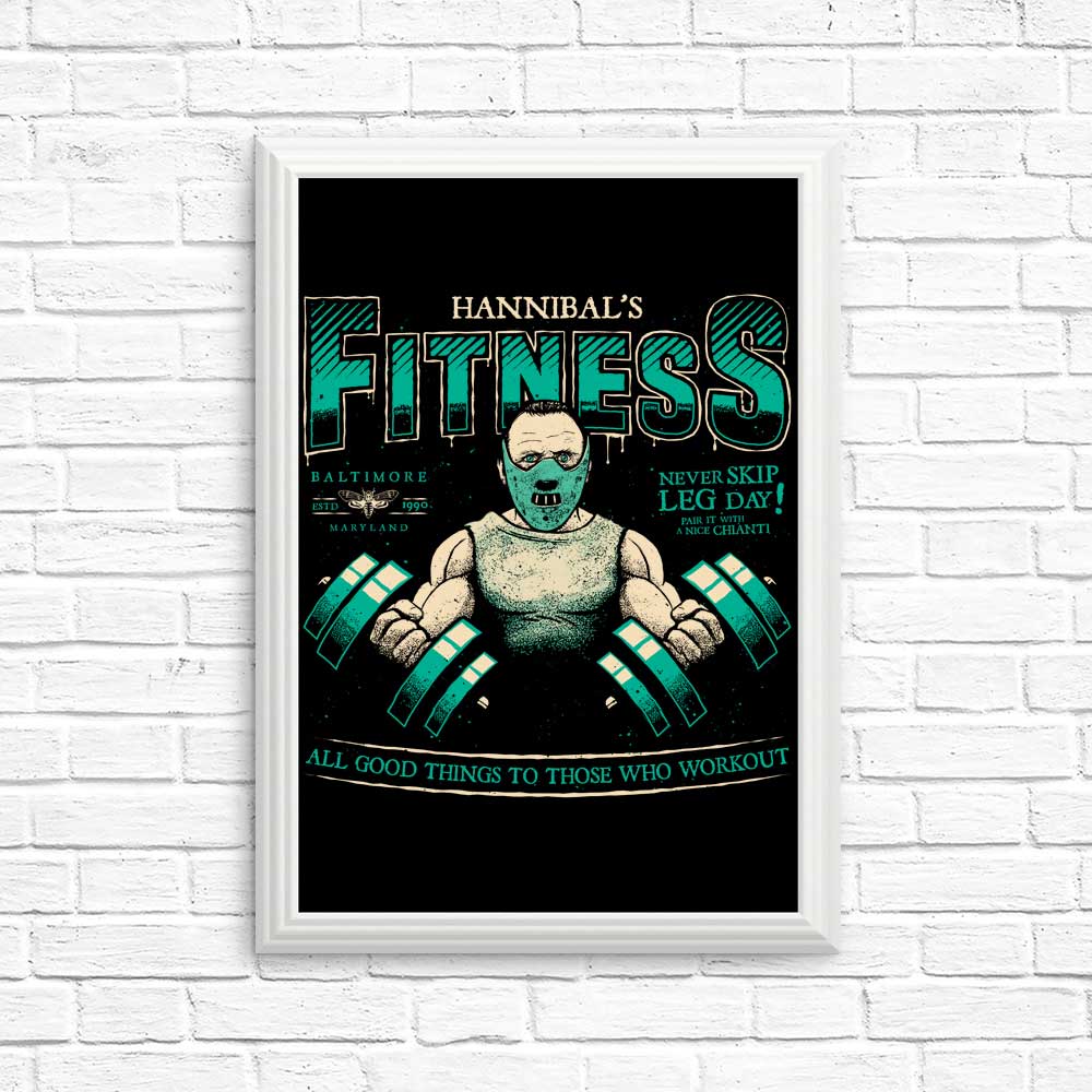 Cannibal Fitness - High - Quality Fitness Posters and Prints by Teesgeex
