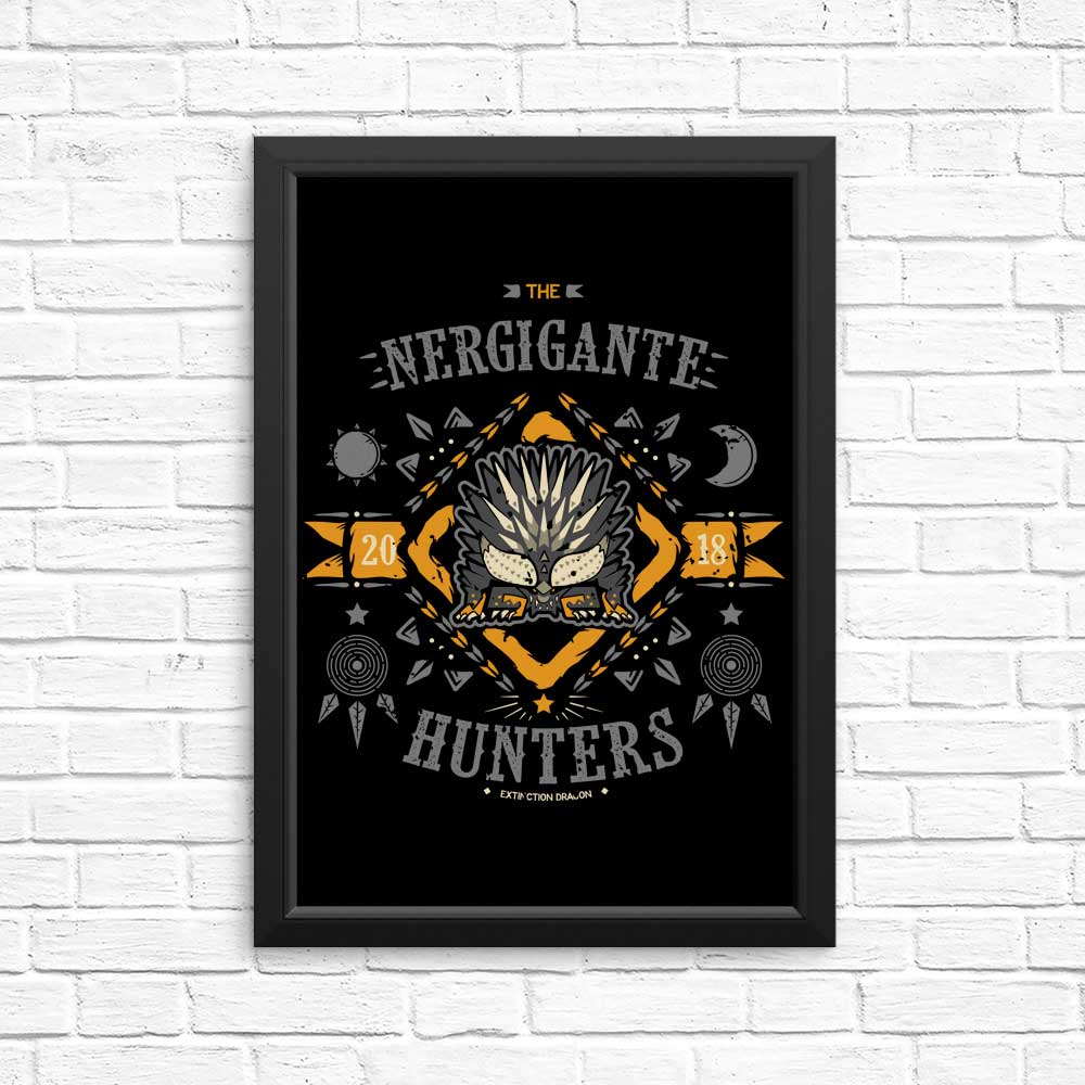 The Nergigante Hunters - High - Quality Posters and Prints for Decoration