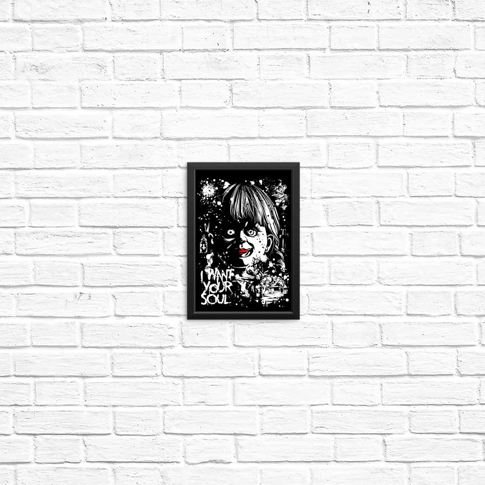 Captivating 'I Want Your Soul' Posters and Prints by Arinesart