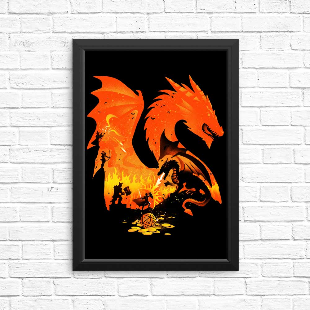 Alemaglia's Enchanting Fantasy Flames Posters and Prints
