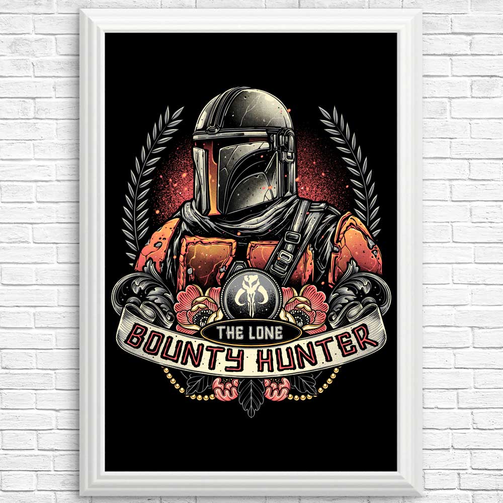 The Solitary Bounty Hunter - High - Quality Posters and Prints for Wall Decor