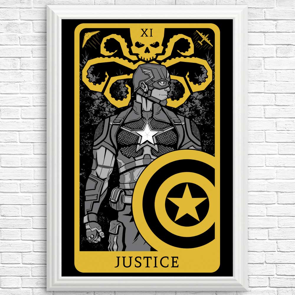 Tarot Justice-themed Art Posters and Prints for Home Decor