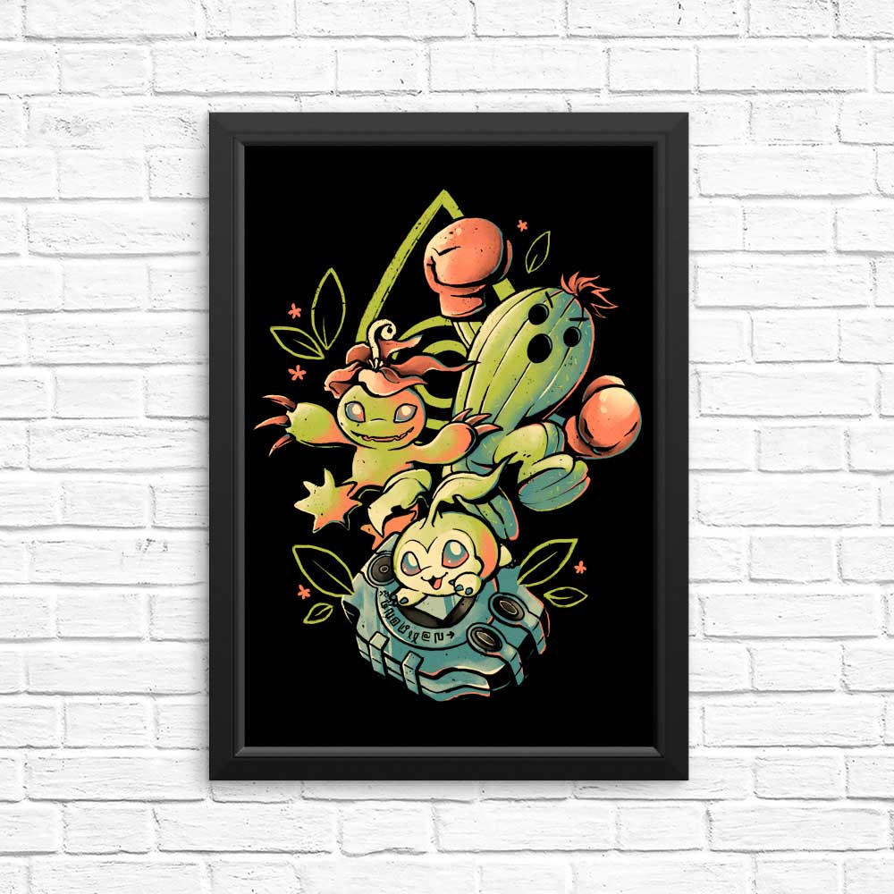 Digital Cactus Evolution - High - Quality Posters and Prints