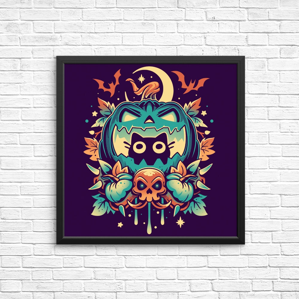 Episode 11: Spooky Halloween Cat Posters and Prints - Decorative Wall Art