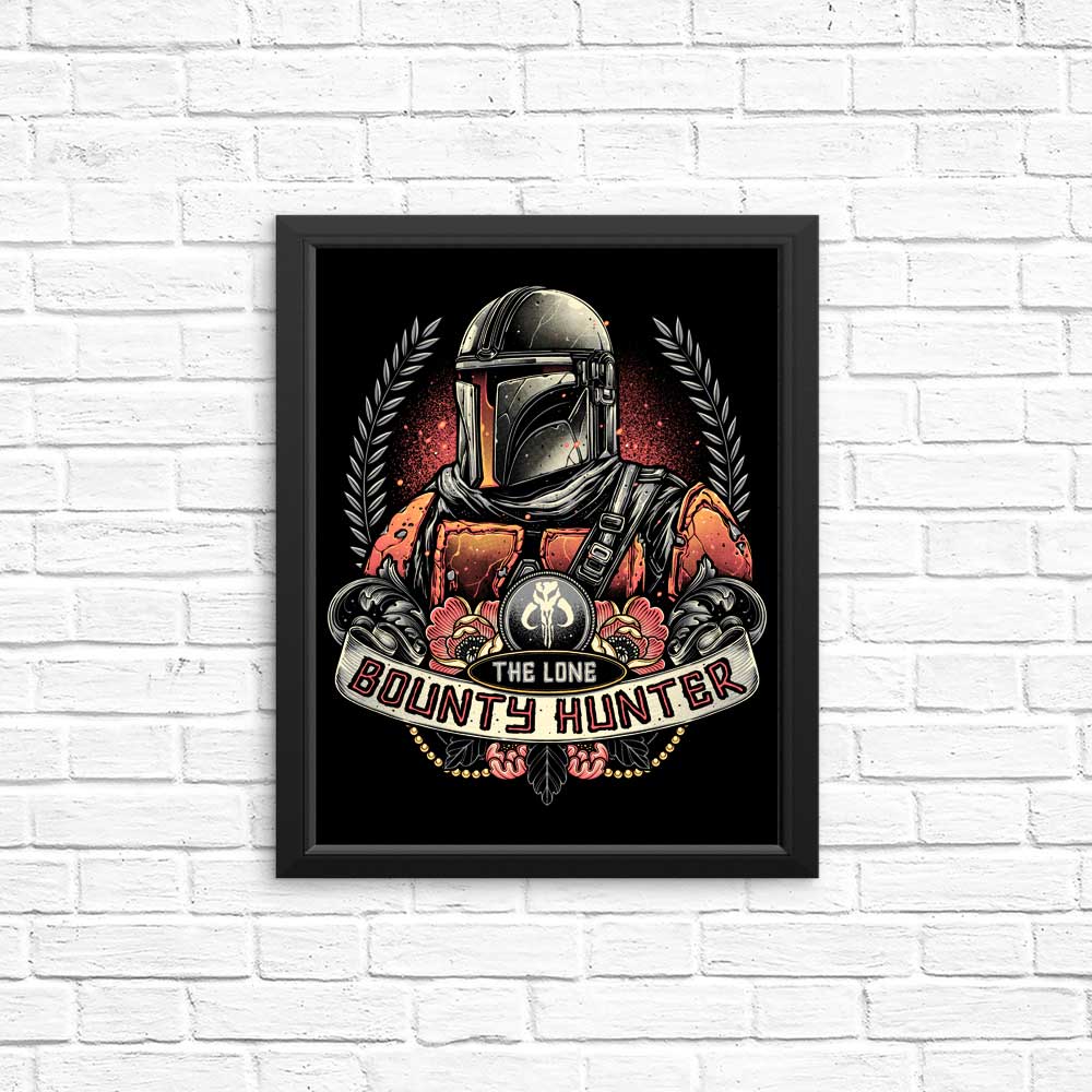 The Solitary Bounty Hunter - High - Quality Posters and Prints for Wall Decor