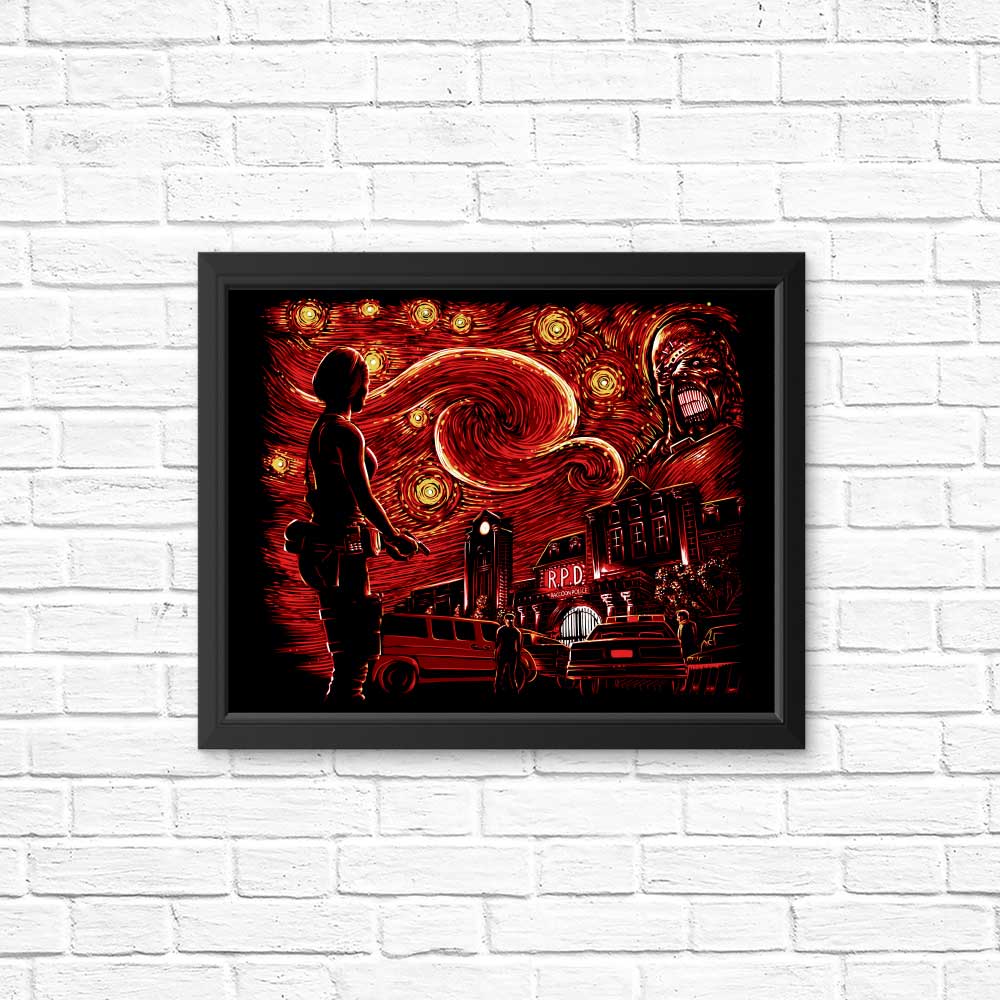 Alternate Starry Evil - High - Quality Posters & Prints