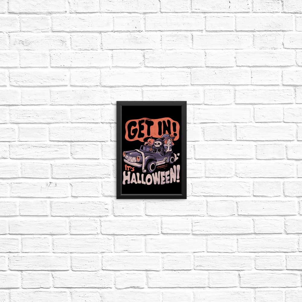 Halloween-themed Posters and Prints - 'Get In! It's Halloween'