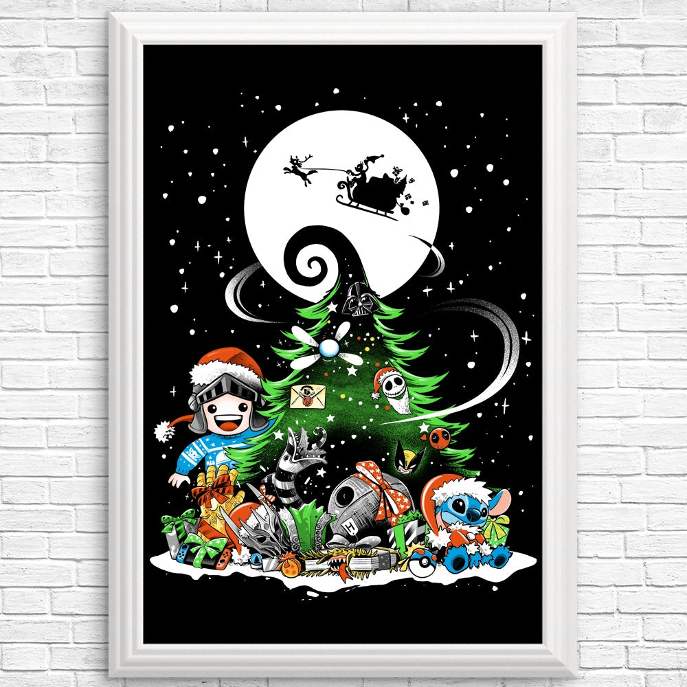Christmas-themed Posters and Prints from Teerion