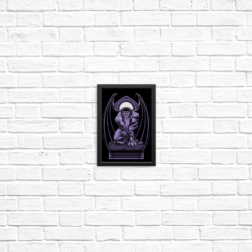 High - quality Gargoyle Statue Posters and Prints from Studio Mootant