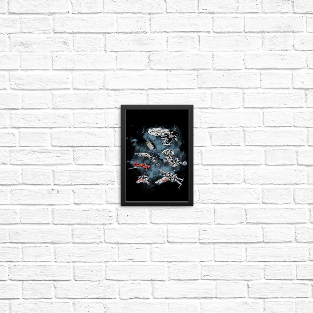 Top - notch Adam Works Ultimate Space Fleet Posters and Prints