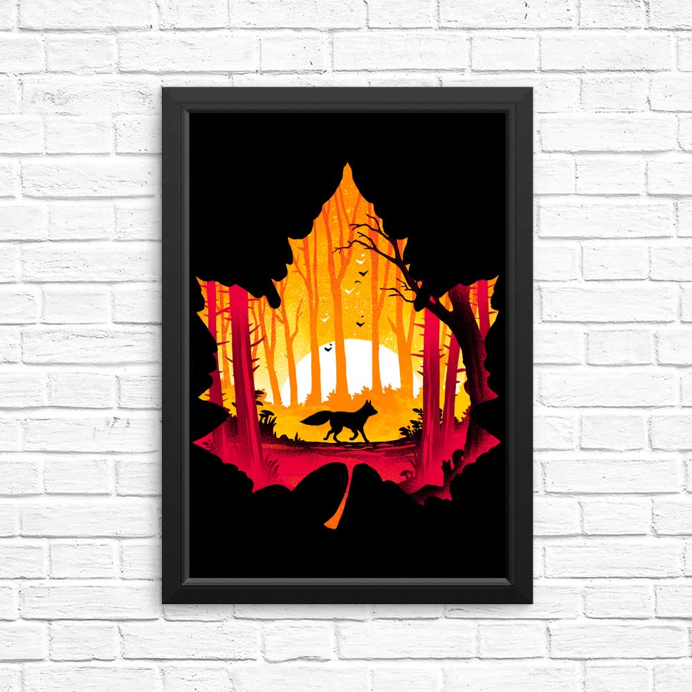 Alemaglia's Sunset Fox High - Quality Posters and Prints