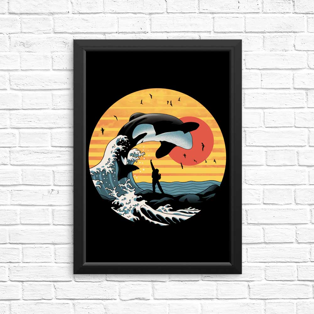 High - Quality 'The Great Whale Off Kanagawa' Posters & Prints