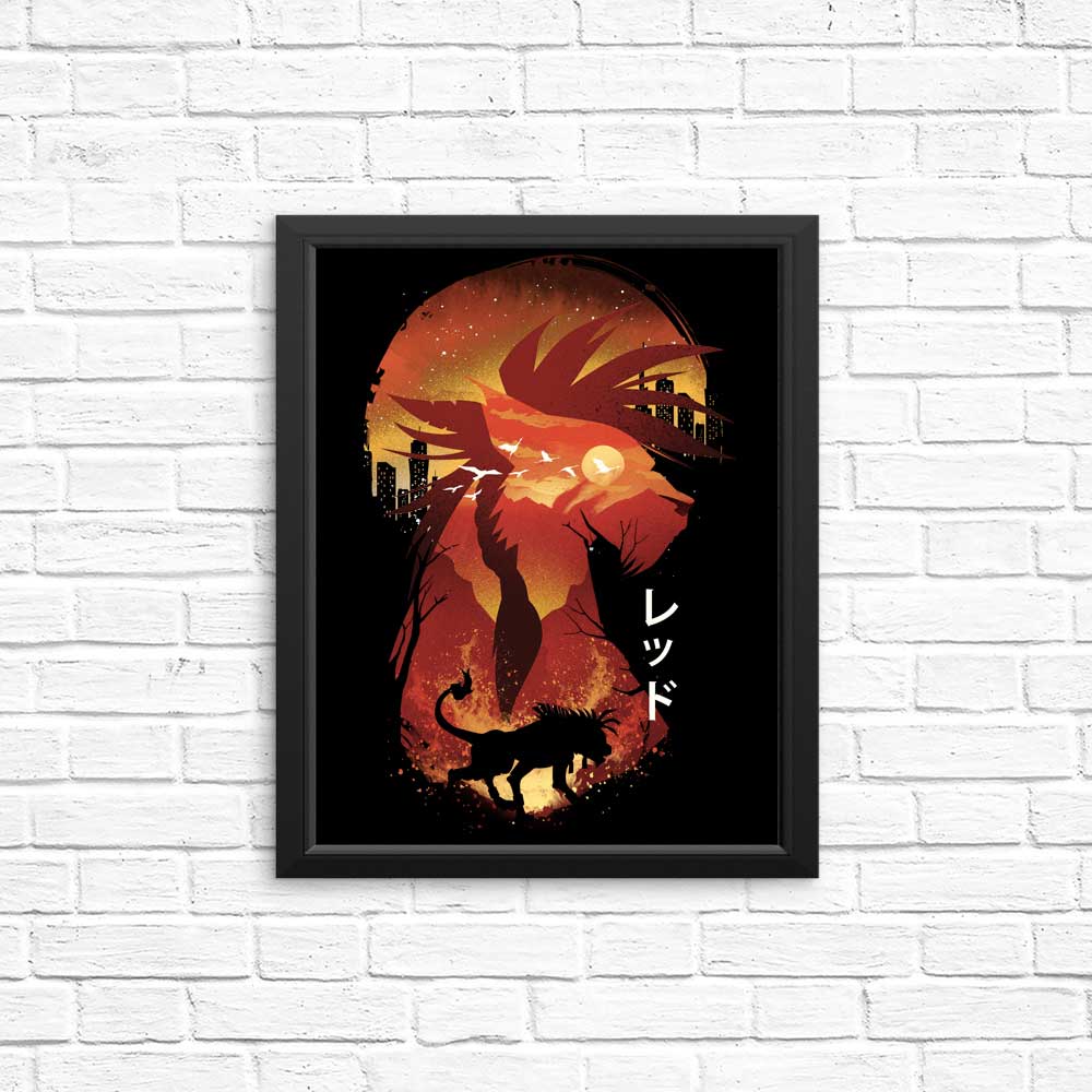 Exquisite Nanaki Silhouette Posters and Prints by Dandingeroz