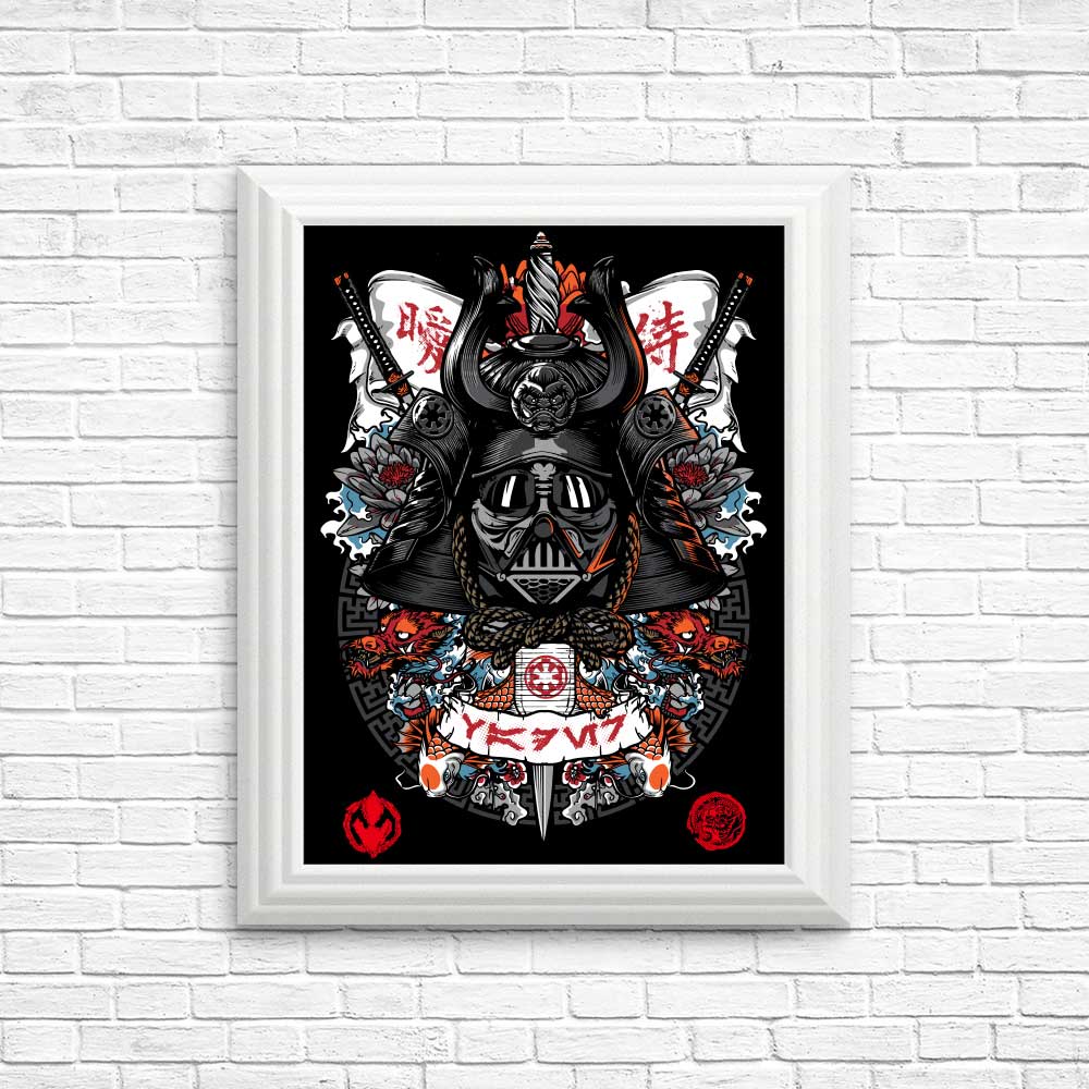Stunning Dark Lord Samurai Posters and Prints by Arinesart