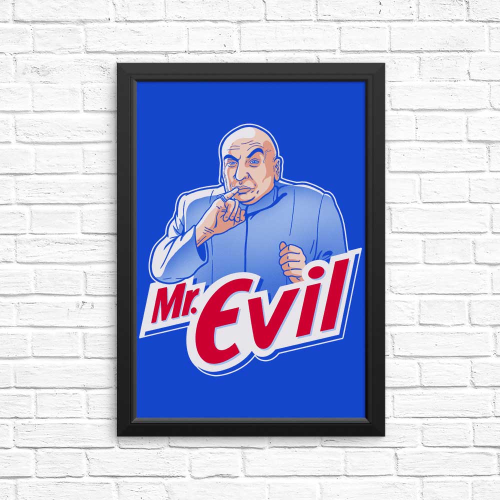 High - Quality 'Mr. Evil' Posters and Prints from Getsousa!