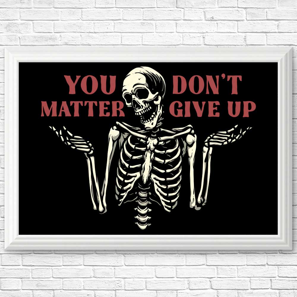 Inspirational 'You Matter' Posters and Prints for Home Decor