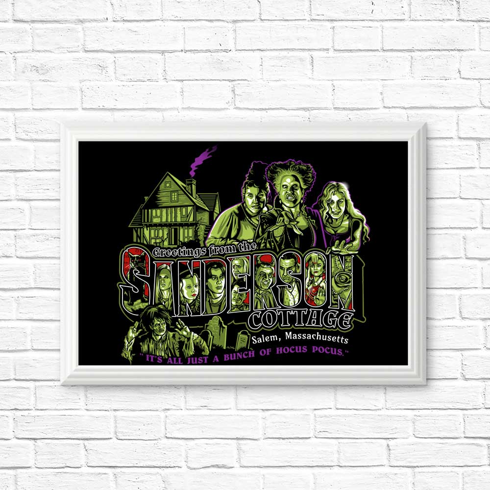 High - quality Photographic Posters & Prints of The Sanderson Cottage