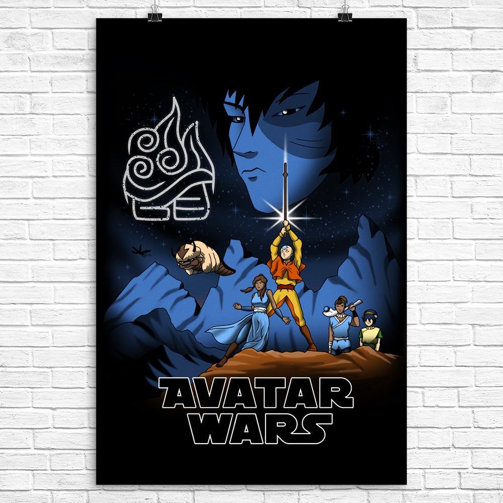 XENOS Avatar Wars Themed Decorative Poster