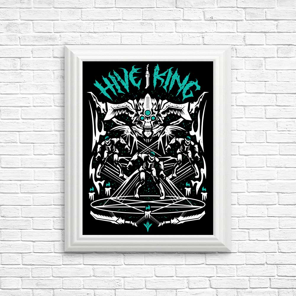 Hive King High - Quality Posters and Prints by Logozaste