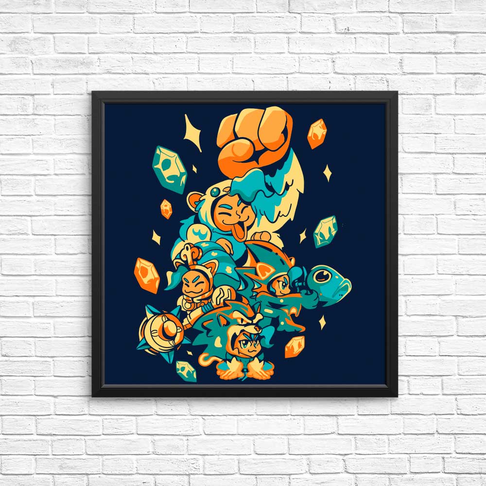 Super - Strong Cat Fighter High - Quality Posters & Prints