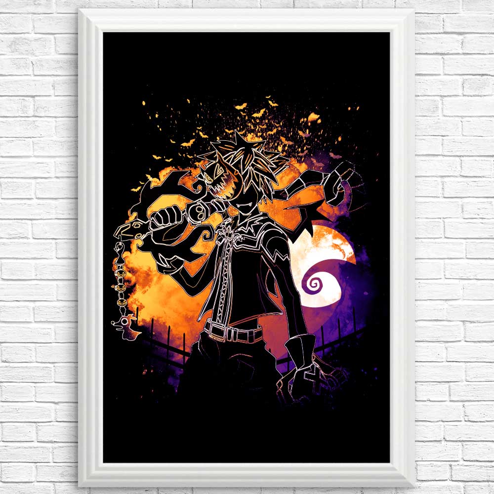 Spooky Halloween Key - Donnie Illustrations Posters & Prints