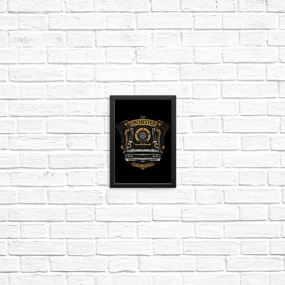High - Quality Hunting Things Emblem Posters and Prints
