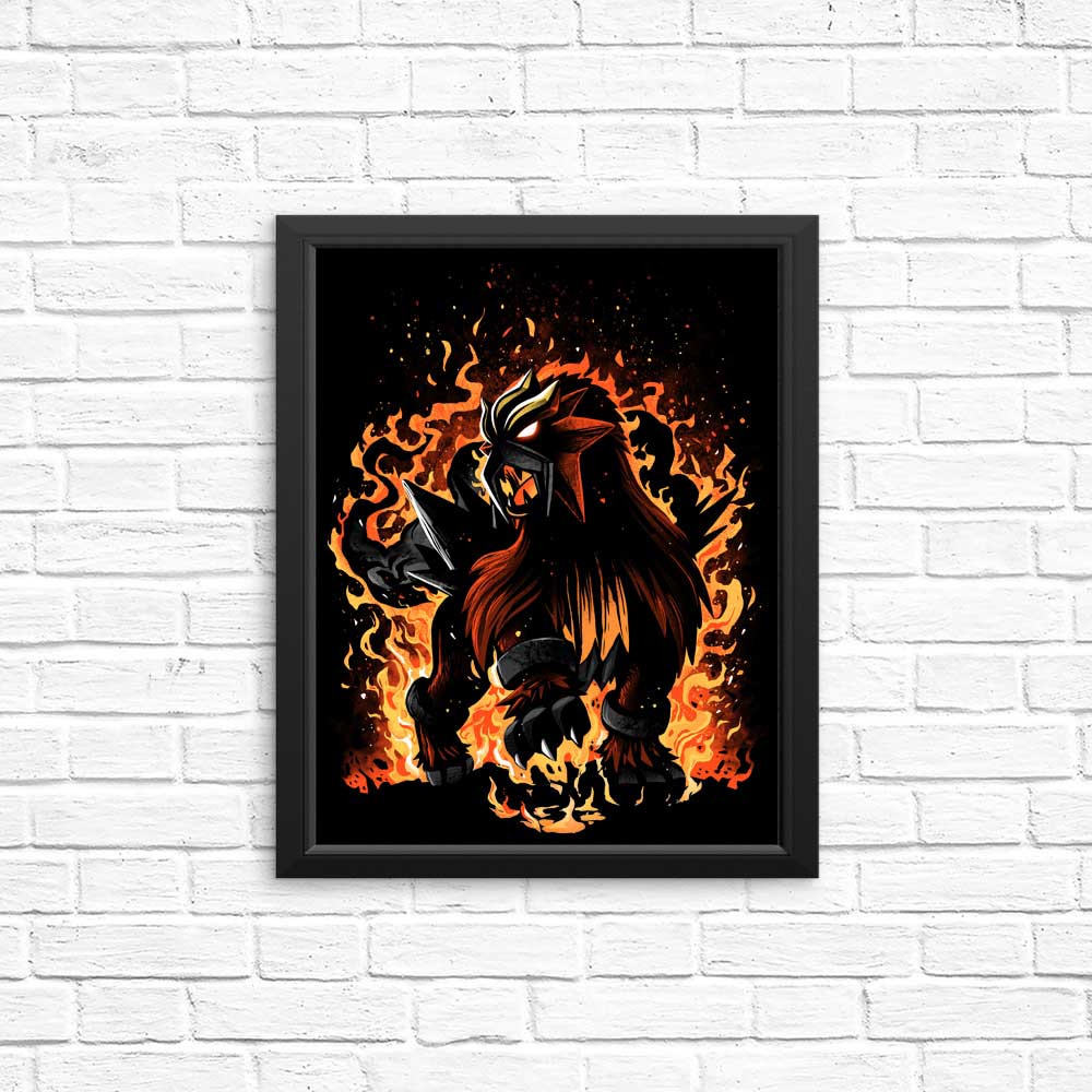 Stunning Posters and Prints of The Beast of Roaring Flames