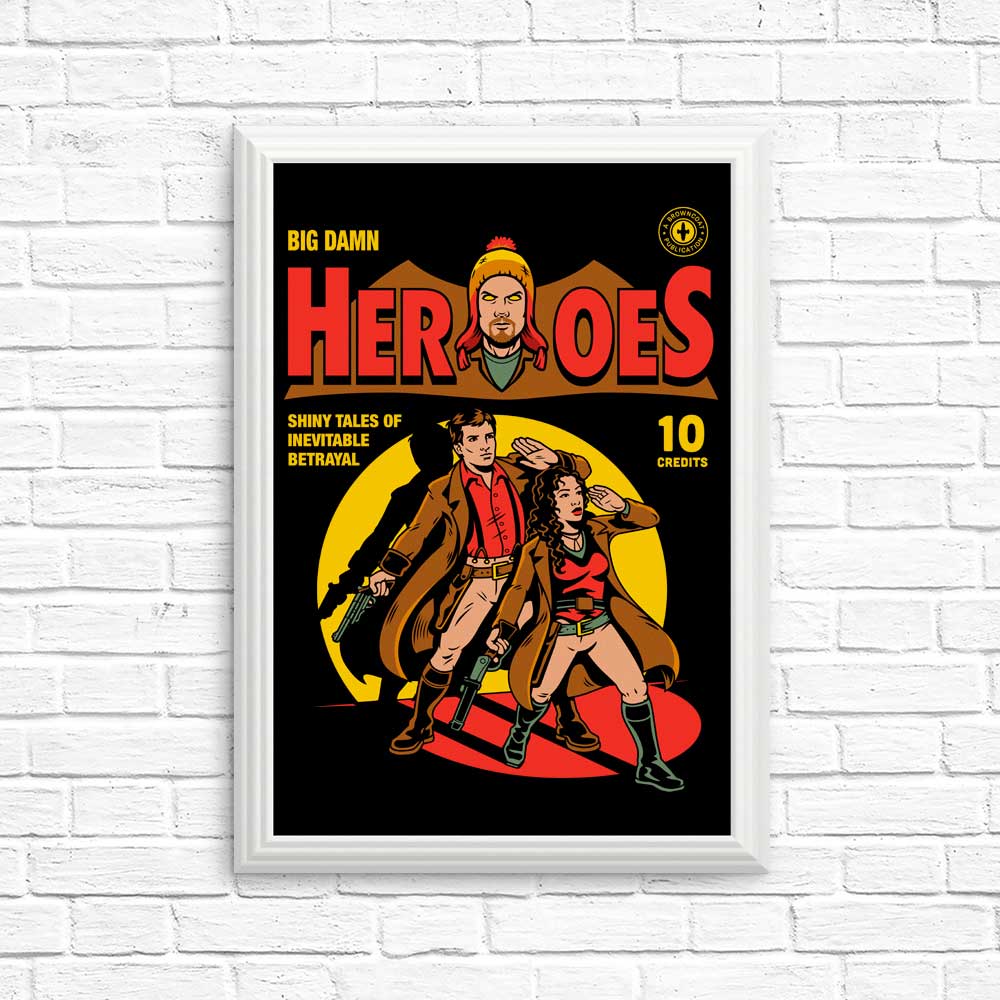 Heroes Comic-themed Posters and Art Prints for Decor