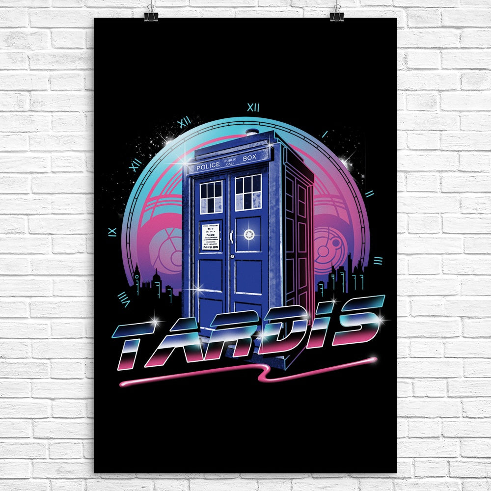 Cool Tardis - Decorative Poster for Your Space