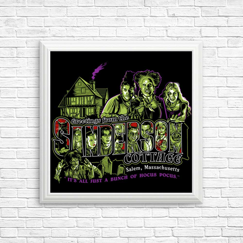 High - quality Photographic Posters & Prints of The Sanderson Cottage